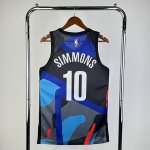 Maillot de Basket #10 Simmons Brooklyn Nets 2023-24 City Edition Swingman